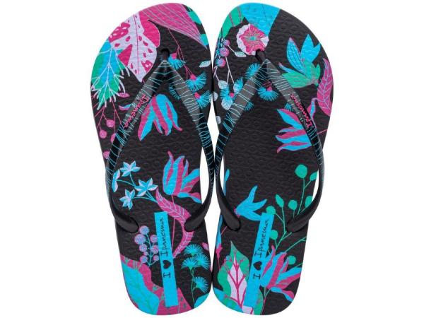 IPANEMA FLOWER BOMB BLACK/BLUE/PINK 