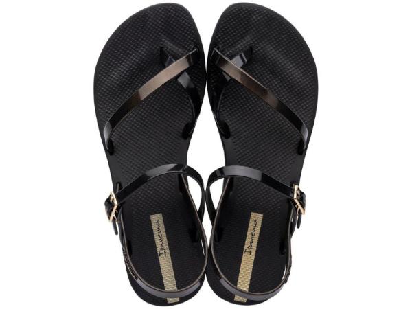 IPANEMA FASHION SAND VIII BLACK/GOLD BLACK 