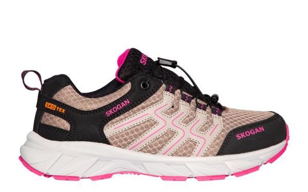 SKOGAN Sko Runner Damen Leichtwanderschuh mud/dark pink 