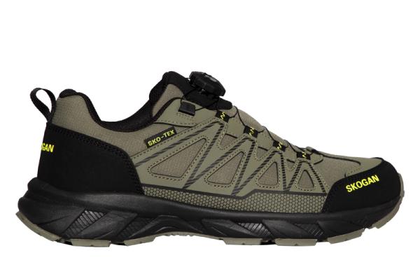 SKOGAN Paanas Outdoor Schuh mit Drehverschluss khaki 