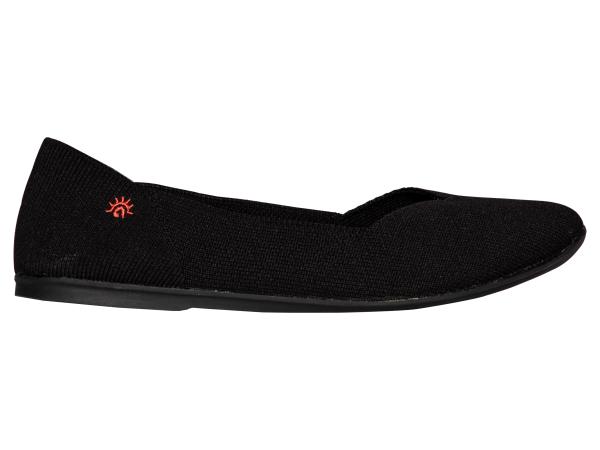 a. soyi Kera Ballerina mit atmungsaktiven Strickgewebe aus TENCEL™ Fasern schwarz 