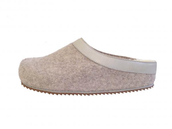 Damen Pantoffel in Beige 