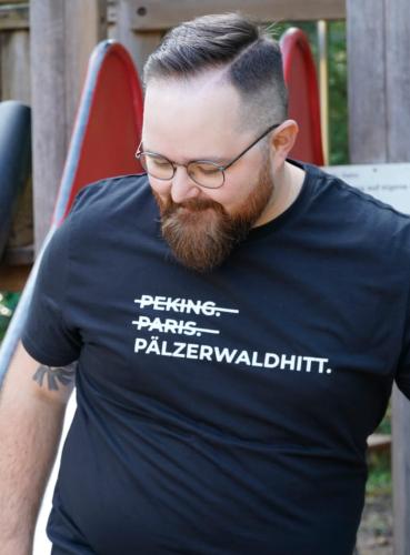 Herren T-Shirt PÄLZERWALDHITT blau Gr. S - 4XL 