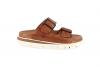 Damen Sandale 2 Band Cognac 40
