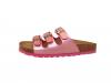 3 Schnaller Damen Bio-Pantolette in Pink Metallic 38