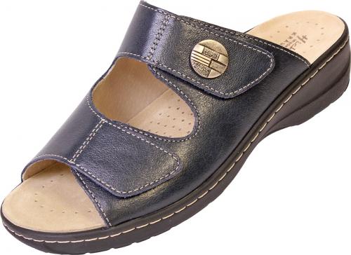 Hickersberger - Milano VARIO - Pantolette blau Weite G 