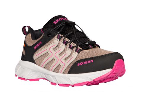 SKOGAN Sko Runner Damen Leichtwanderschuh mud/dark pink 