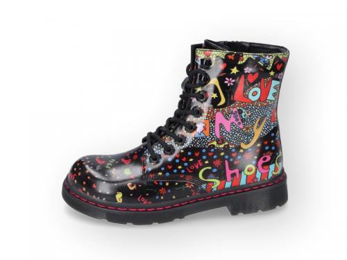 Dockers X-ART Love My Shoes Limited Edition schwarz/pink 