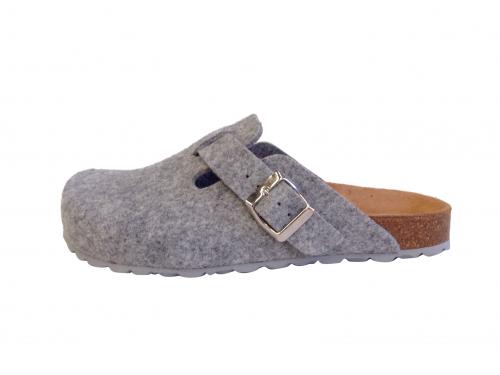 Dakos Hausschuh Damen Clog in Grau 