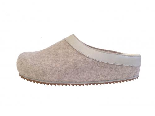 Damen Pantoffel in Beige 