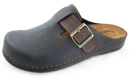 Fischer Herren Clog schwarz 