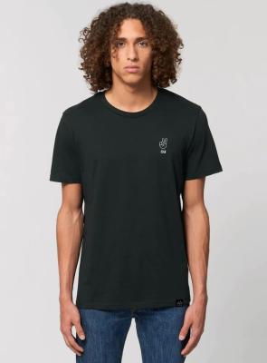 Unisex T-Shirt "OU" schwarz Gr. S - 3XL 