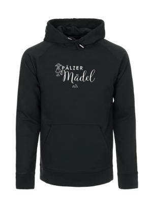 #Pälzer Mädel Hoodie schwarz Gr. XS-3XL 